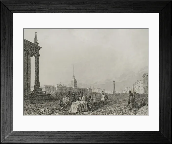 Framed Print : Russia, Saint Petersburg. The Admiralty building square Framed Print : Russia, Saint Petersburg. The Admiralty building square