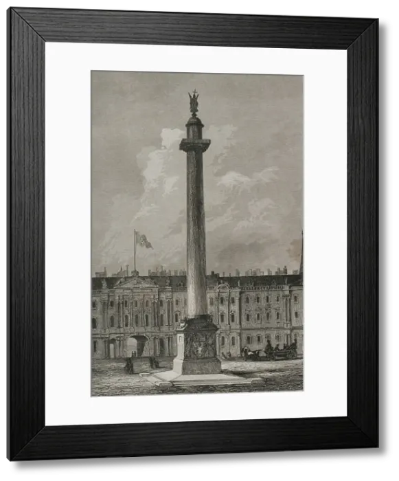 Framed Print : Saint Petersburg. The Alexander Column or Alexandrian Column Framed Print : Saint Petersburg. The Alexander Column or Alexandrian Column