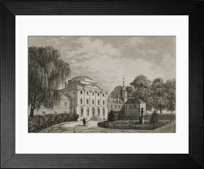 Framed Print : United States of America. Pennsylvania Hospital Framed Print : United States of America. Pennsylvania Hospital