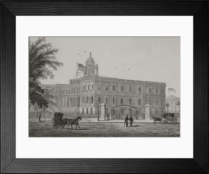 Framed Print : New York. City hall - Arnout, 19th century Framed Print : New York. City hall - Arnout, 19th century