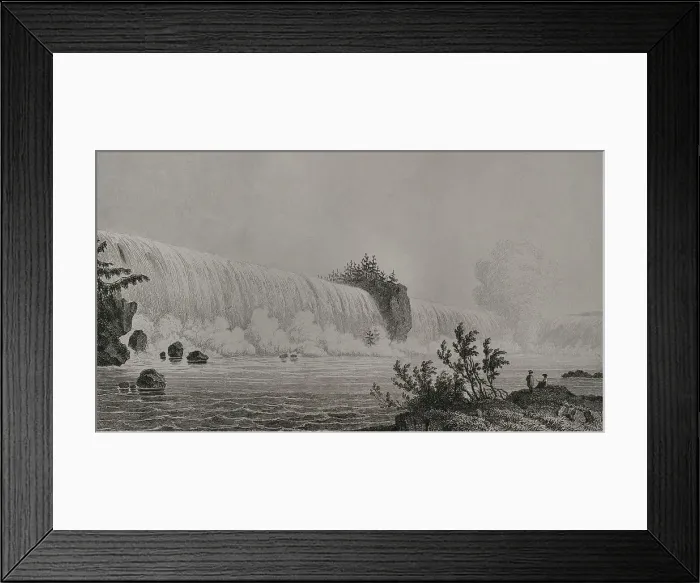 Framed Print : United States. Niagara Falls - Milbert Framed Print : United States. Niagara Falls - Milbert