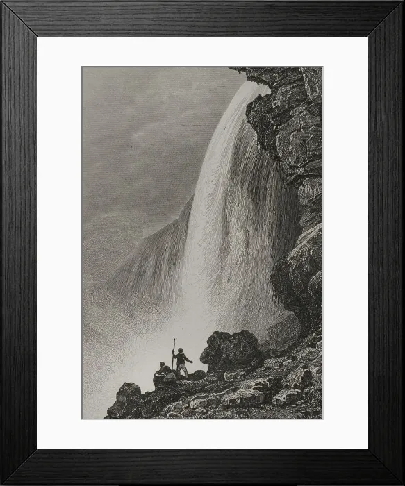 Framed Print : United States. Niagara Falls - Van der Burgh Framed Print : United States. Niagara Falls - Van der Burgh