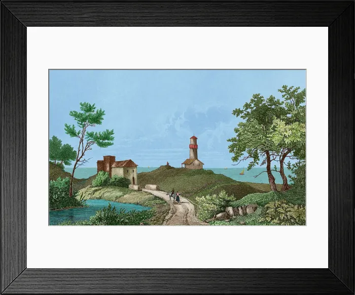 Framed Print : United States. View from Lake Erie (Great Lakes) Framed Print : United States. View from Lake Erie (Great Lakes)