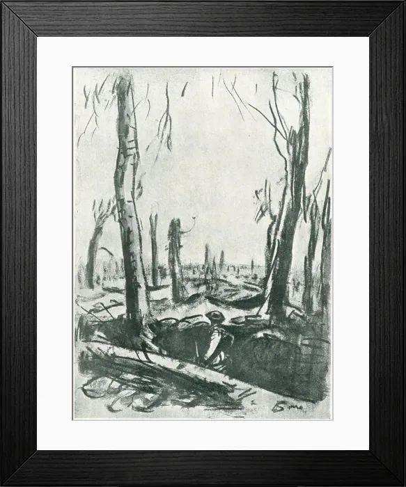 Framed Print : From The Western Front Illustration Framed Print : From The Western Front Illustration