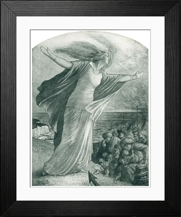 Framed Print : The Charity Of England Framed Print : The Charity Of England