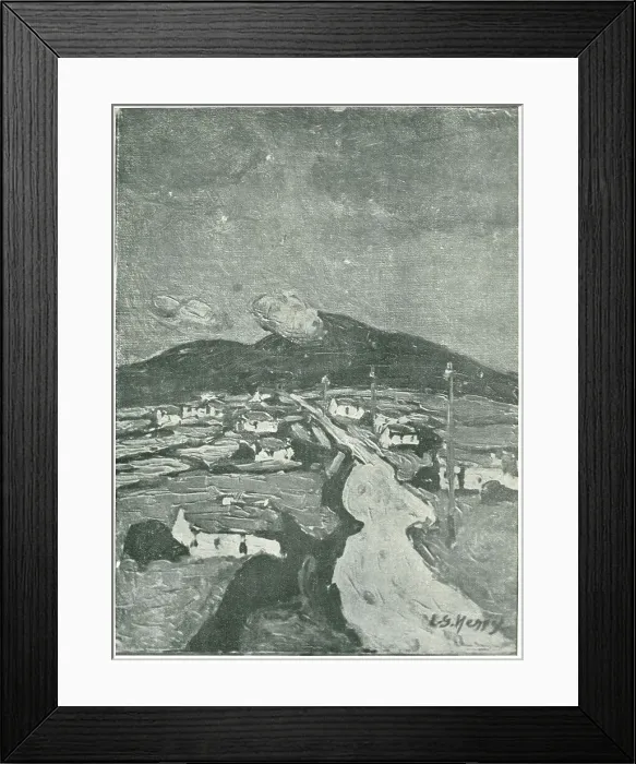 Framed Print : The Long Grey Road Of Disting Framed Print : The Long Grey Road Of Disting