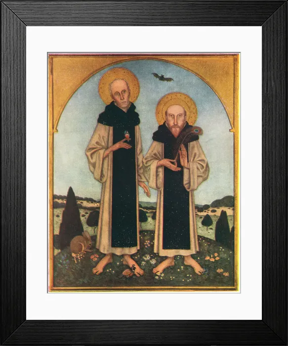 Framed Print : Sanctus Carolus Imberbis Et Carolus Barbatus Framed Print : Sanctus Carolus Imberbis Et Carolus Barbatus