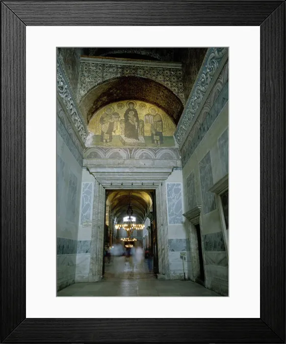 Framed Print : Turkey, Istanbul. Hagia Sophia. Southwest vestibule Framed Print : Turkey, Istanbul. Hagia Sophia. Southwest vestibule