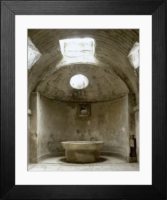 Framed Print : Italy. Pompeii. The Forum thermal baths. Public baths Framed Print : Italy. Pompeii. The Forum thermal baths. Public baths