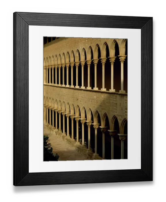 Framed Print : Barcelona - Royal Monastery of St. Mary of Pedralbes Framed Print : Barcelona - Royal Monastery of St. Mary of Pedralbes