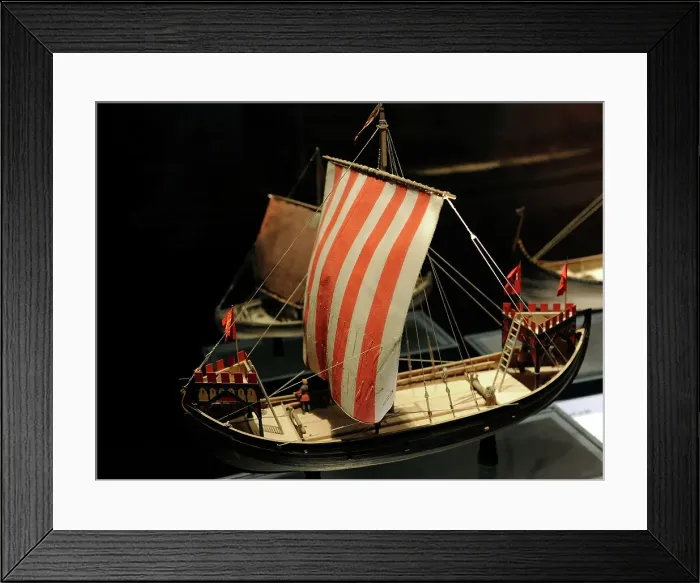 Framed Print : Norman boat (1217) Framed Print : Norman boat (1217)
