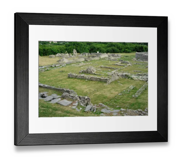 Framed Print : Croatia, Solin. City of Salona. Colonia Martia Ivlia Valeria