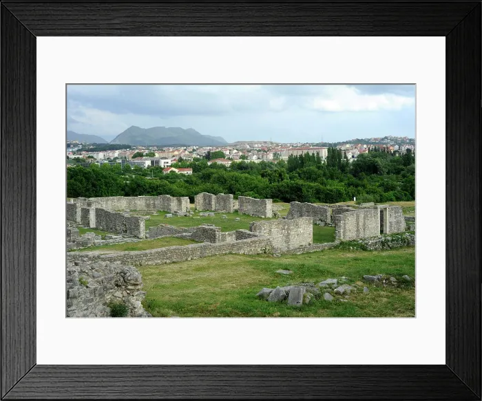 Framed Print : Croatia, Solin. City of Salona. Colonia Martia Ivlia Valeria Framed Print : Croatia, Solin. City of Salona. Colonia Martia Ivlia Valeria
