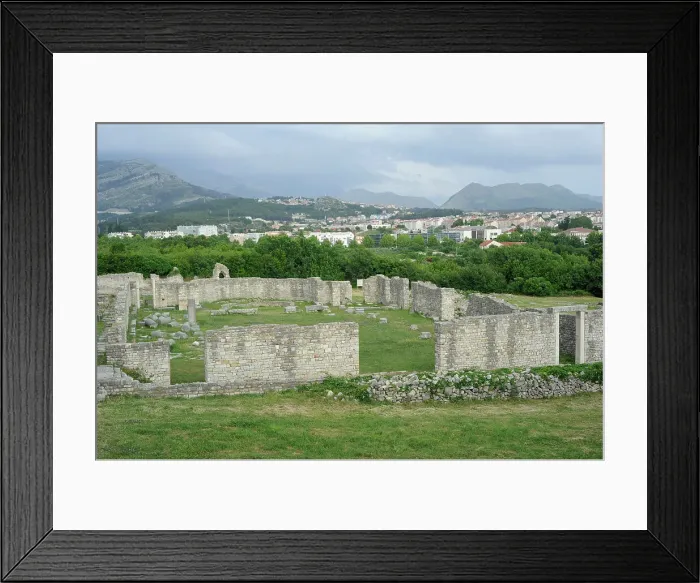 Framed Print : Croatia, Solin. City of Salona. Colonia Martia Ivlia Valeria Framed Print : Croatia, Solin. City of Salona. Colonia Martia Ivlia Valeria