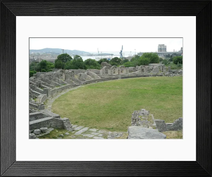 Framed Print : Croatia, Solin. City of Salona. The amphitheatre ruins Framed Print : Croatia, Solin. City of Salona. The amphitheatre ruins