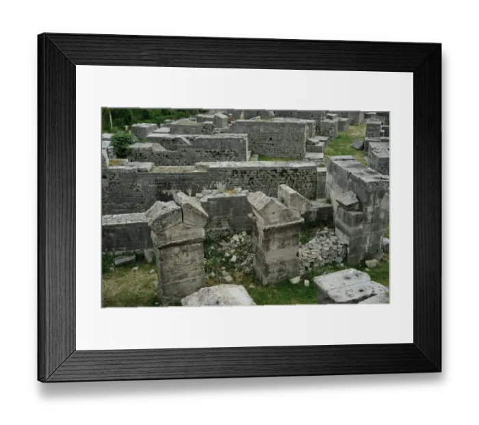 Framed Print : Croatia, Solin. City of Salona. Ruins of the amphitheatre Framed Print : Croatia, Solin. City of Salona. Ruins of the amphitheatre