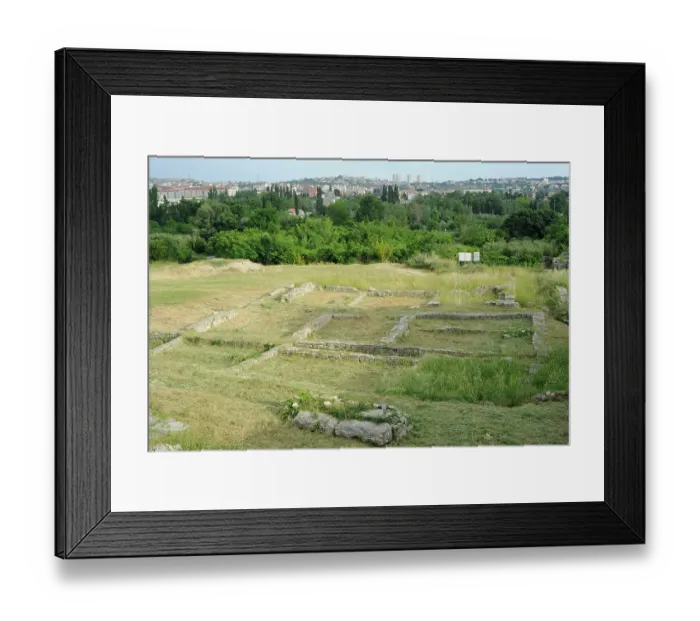 Framed Print : Croatia, Solin. City of Salona. Colonia Martia Ivlia Valeria