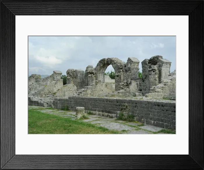 Framed Print : Croatia, Solin. City of Salona. Ruins of the amphitheatre Framed Print : Croatia, Solin. City of Salona. Ruins of the amphitheatre