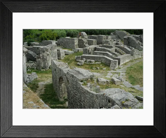 Framed Print : Croatia, Solin. City of Salona. The amphitheatre ruins Framed Print : Croatia, Solin. City of Salona. The amphitheatre ruins