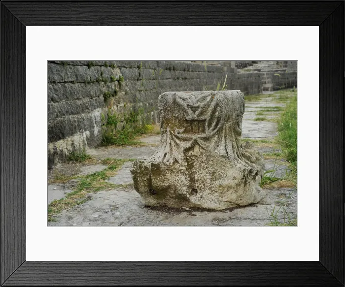 Framed Print : Croatia, Solin. City of Salona. Ruins of the amphitheatre Framed Print : Croatia, Solin. City of Salona. Ruins of the amphitheatre