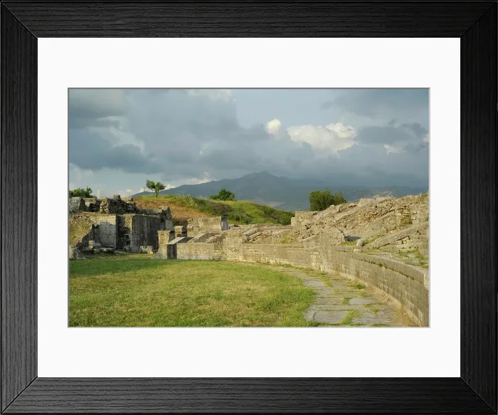 Framed Print : Croatia, Solin. City of Salona. The amphitheatre ruins Framed Print : Croatia, Solin. City of Salona. The amphitheatre ruins
