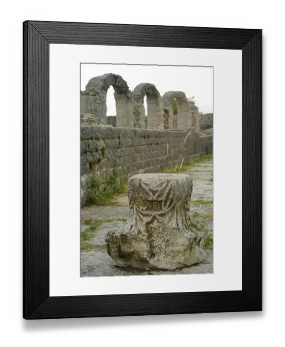 Framed Print : Croatia, Solin. City of Salona. Ruins of the amphitheatre Framed Print : Croatia, Solin. City of Salona. Ruins of the amphitheatre