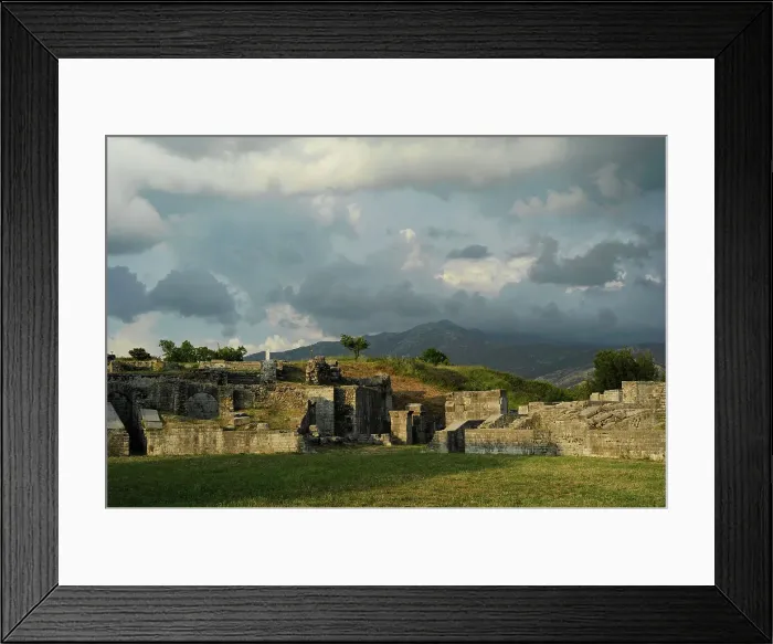 Framed Print : Croatia, Solin. City of Salona. Ruins of the amphitheatre Framed Print : Croatia, Solin. City of Salona. Ruins of the amphitheatre