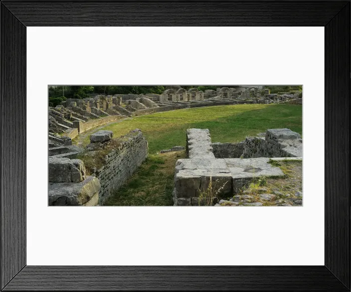 Framed Print : Croatia, Solin. City of Salona. The amphitheatre ruins Framed Print : Croatia, Solin. City of Salona. The amphitheatre ruins