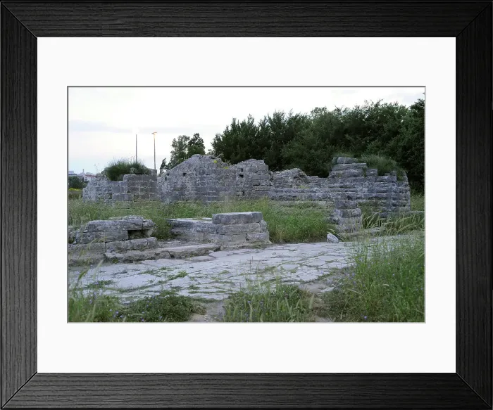 Framed Print : Croatia, Solin. Ancient city of Salona. Archaeological ruins Framed Print : Croatia, Solin. Ancient city of Salona. Archaeological ruins