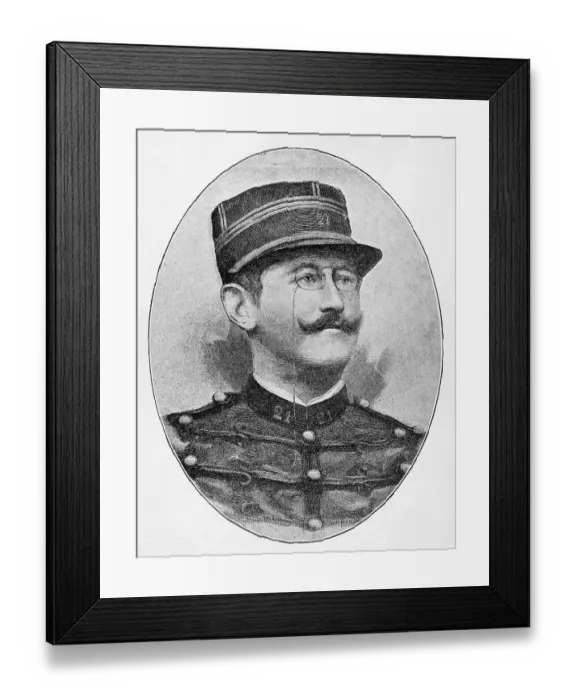 Framed Print : Alfred Dreyfus (1859-1935). French military officer Framed Print : Alfred Dreyfus (1859-1935). French military officer