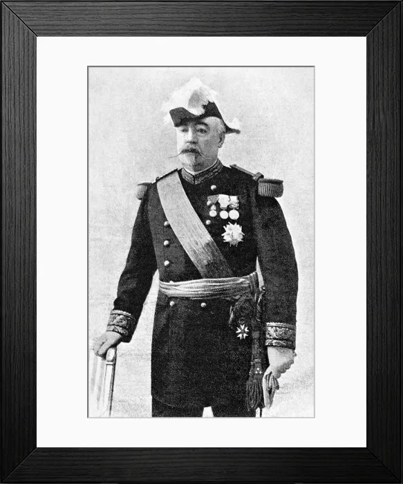 Framed Print : Felix Gustave Saussier (1828-1905). French General Framed Print : Felix Gustave Saussier (1828-1905). French General