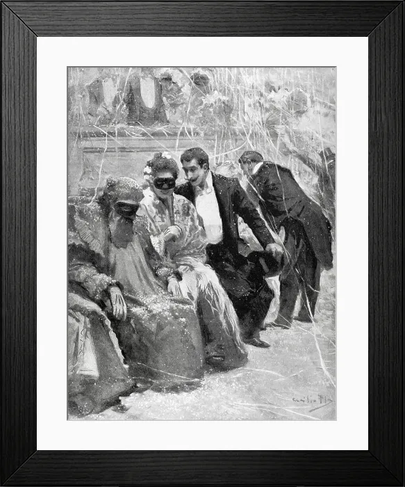 Framed Print : Carnival scene at the Baile del Real (Madrid, Spain) Framed Print : Carnival scene at the Baile del Real (Madrid, Spain)