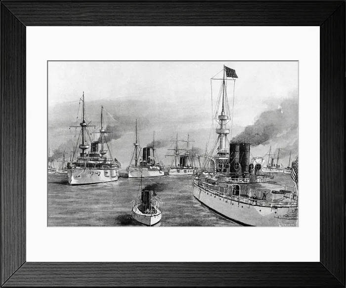 Framed Print : Spanish-American War (1898) Framed Print : Spanish-American War (1898)
