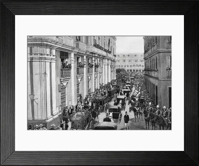 Framed Print : Cuba. Havana - burial of the Maine victims Framed Print : Cuba. Havana - burial of the Maine victims