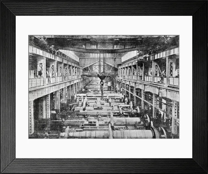 Framed Print : United States, Washington. Cannon factory Framed Print : United States, Washington. Cannon factory