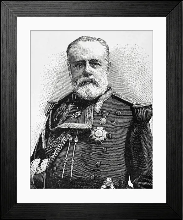 Framed Print : Pascual Cervera y Topete (1839-1909). Spanish admiral Framed Print : Pascual Cervera y Topete (1839-1909). Spanish admiral