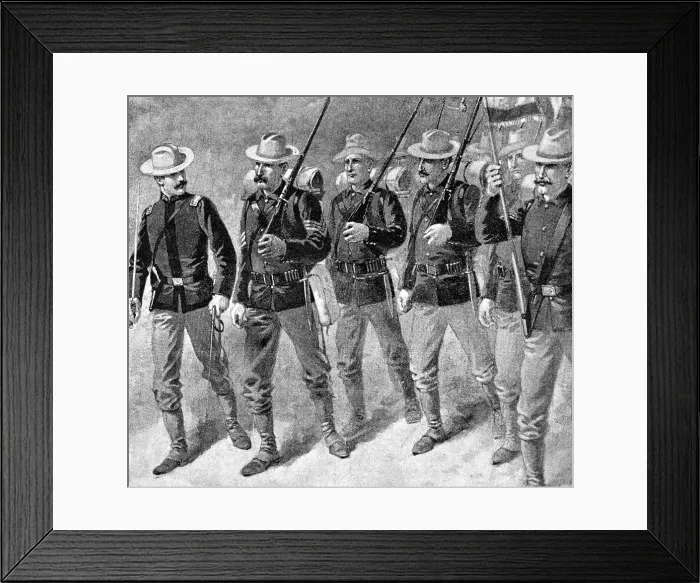 Framed Print : Spanish-American War (1898) Framed Print : Spanish-American War (1898)