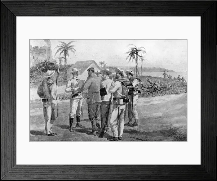 Framed Print : Spanish-American War (1898) Framed Print : Spanish-American War (1898)