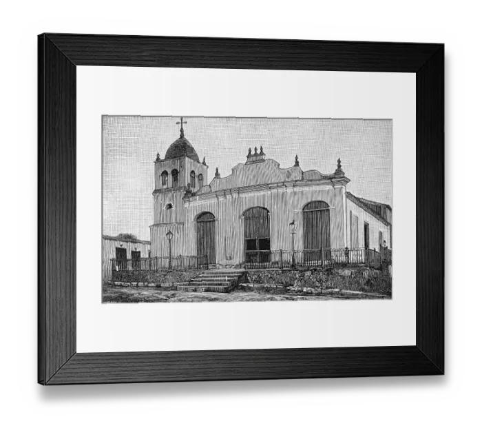 Framed Print : Island of Cuba, Santiago de Cuba. Holy Trinity Church Framed Print : Island of Cuba, Santiago de Cuba. Holy Trinity Church