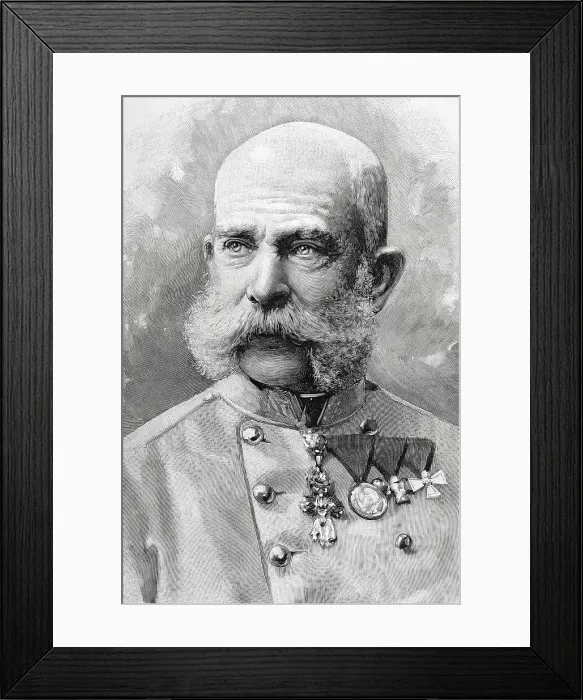 Framed Print : Franz Joseph (1830-1916). Emperor of Austria-Hungary Framed Print : Franz Joseph (1830-1916). Emperor of Austria-Hungary