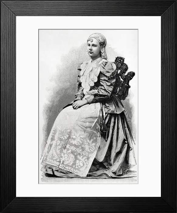 Framed Print : Queen Wilhelmina of the Netherlands (1880-1962) Framed Print : Queen Wilhelmina of the Netherlands (1880-1962)