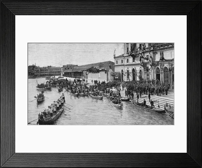 Framed Print : Journey of the emperors of Germany to the Holy Land Framed Print : Journey of the emperors of Germany to the Holy Land