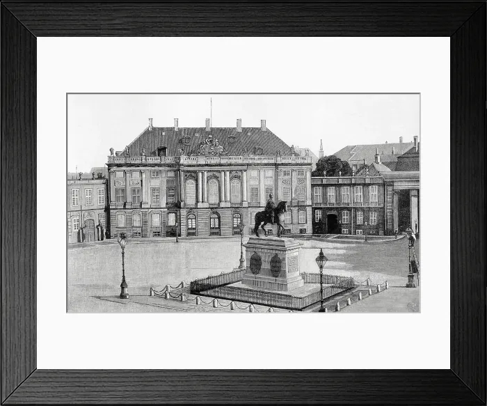 Framed Print : Copenhagen, Denmark. Amalienborg Palace Framed Print : Copenhagen, Denmark. Amalienborg Palace