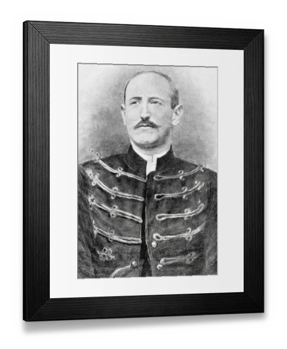 Framed Print : Alfred Dreyfus (1859-1935). French military officer Framed Print : Alfred Dreyfus (1859-1935). French military officer