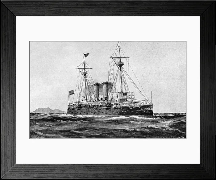 Framed Print : Spanish-American War (1898). Spanish Navy Framed Print : Spanish-American War (1898). Spanish Navy