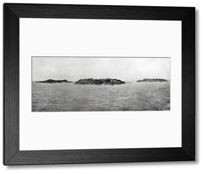 Framed Print : French Guiana. Salvation Islands Framed Print : French Guiana. Salvation Islands