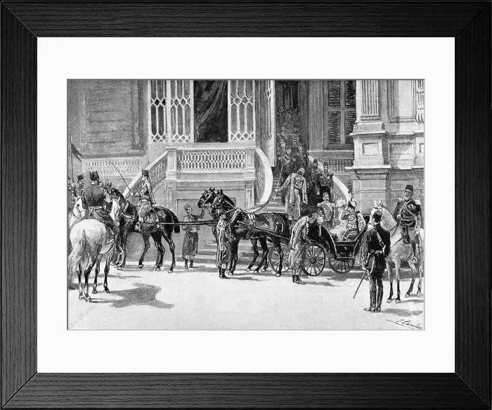 Framed Print : Journey of the emperors of Germany to the Holy Land Framed Print : Journey of the emperors of Germany to the Holy Land