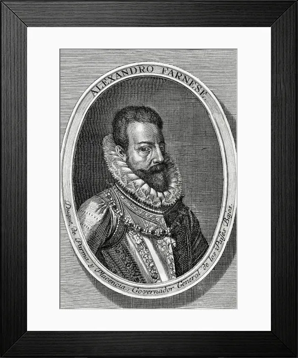Framed Print : Alexander Farnese (1545-1592) Framed Print : Alexander Farnese (1545-1592)
