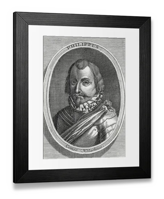 Framed Print : Philip of Hohenloe-Neuenstein (1550-1606) Framed Print : Philip of Hohenloe-Neuenstein (1550-1606)