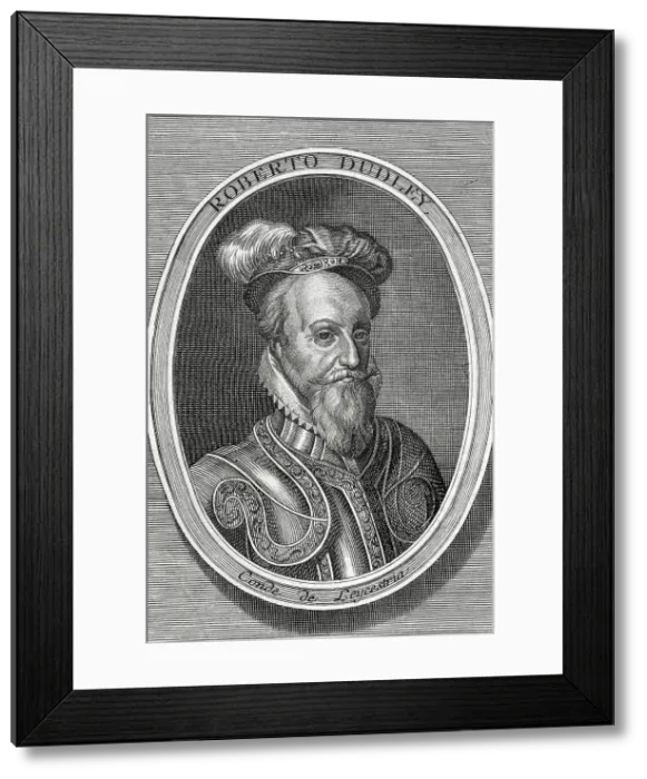 Framed Print : Robert Dudley - English nobleman and statesman Framed Print : Robert Dudley - English nobleman and statesman